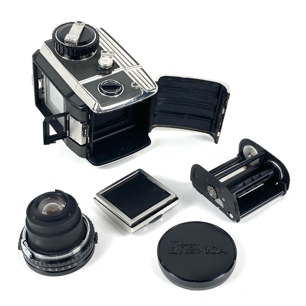 ゼンザブロニカ Zenza Bronica S + NIKKOR-P 75mm F2.8 ［ジャンク品］ 中判カメラ 【中古】cambb