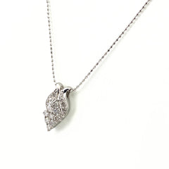 メレダイヤ デザインネックレス プラチナ ペンダント ネックレス Pt900 Pt850 ダイヤモンド レディース 【中古】nbjwl
