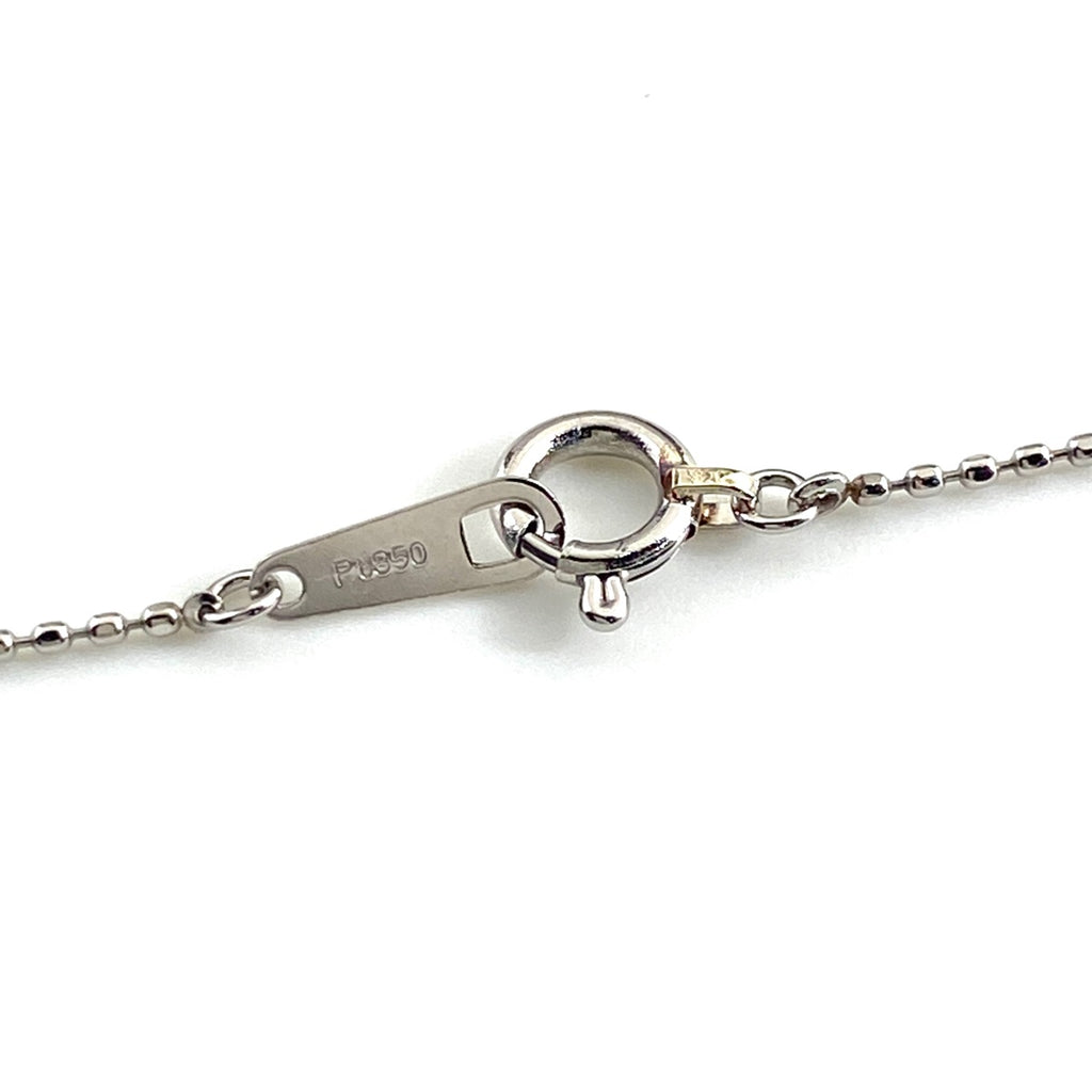 メレダイヤ デザインネックレス プラチナ ペンダント ネックレス Pt900 Pt850 ダイヤモンド レディース 【中古】nbjwl