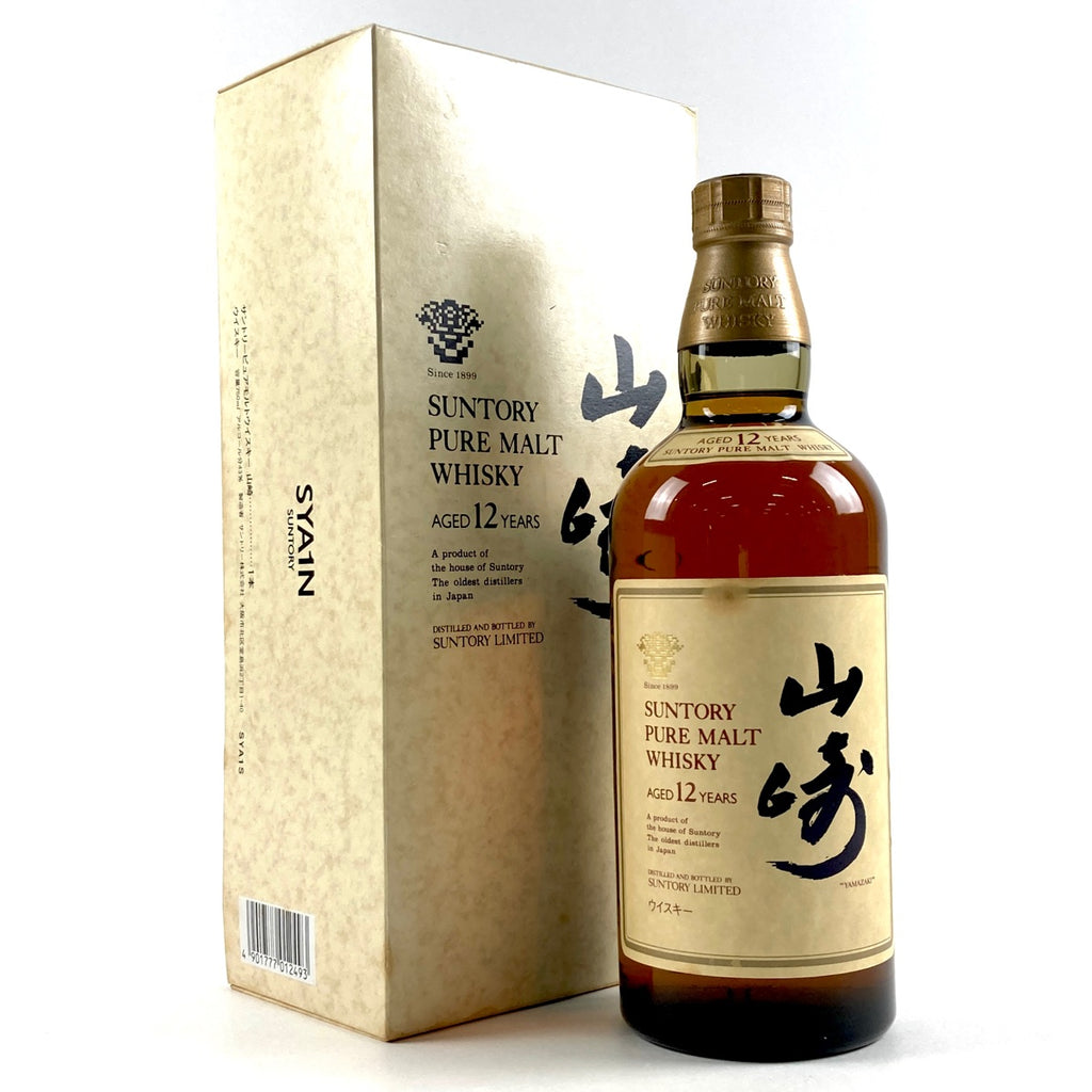 【東京都内限定お届け】 サントリー SUNTORY 山崎 12年 ピュアモルト 華 750ml 国産ウイスキー 【古酒】