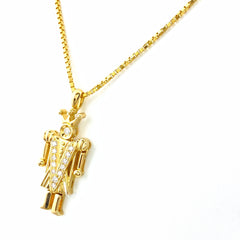 ポーラ メレダイヤ デザインネックレス YG イエローゴールド ペンダント ネックレス K18 750 ダイヤモンド レディース 【中古】brjwl