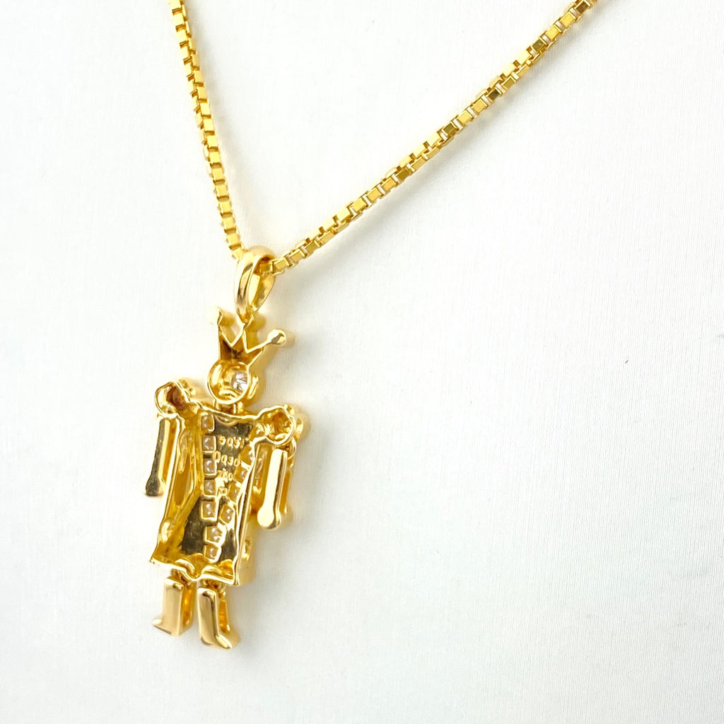 ポーラ メレダイヤ デザインネックレス YG イエローゴールド ペンダント ネックレス K18 750 ダイヤモンド レディース 【中古】brjwl