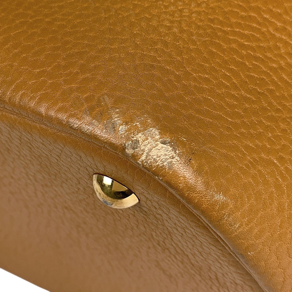 エルメス ボリード 45 ハンドバッグ ブッフル ブラウン レディース 【中古】 brbag