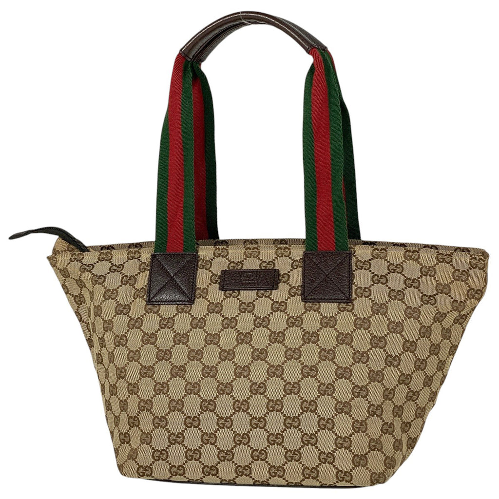 グッチ GGキャンバス シェリーライン ハンドバッグ トートバッグ グッチ GUCCI シェリーライン GG柄 GGキャンバス ミニトート