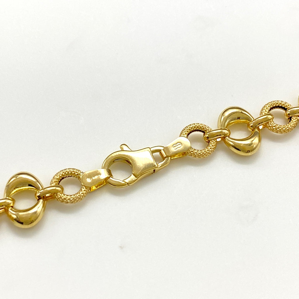 ウノアエレ デザインネックレス YG イエローゴールド ネックレス 750 レディース 【中古】brjwl