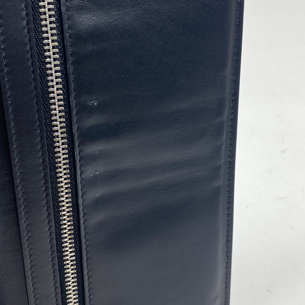 メゾン マルジェラ 4ステッチ 二つ折り 長財布 レザー ブラック レディース 【中古】brbag