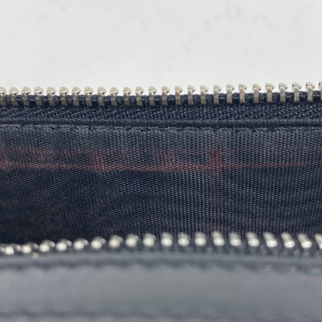 メゾン マルジェラ 4ステッチ 二つ折り 長財布 レザー ブラック レディース 【中古】brbag