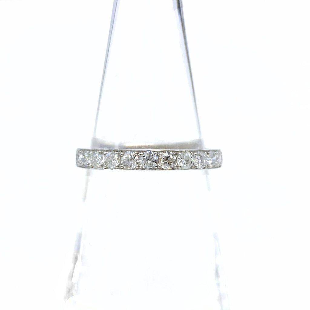 メレダイヤ デザインリング プラチナ 指輪 リング 11号 Pt950 ダイヤモンド レディース 【中古】nbjwl