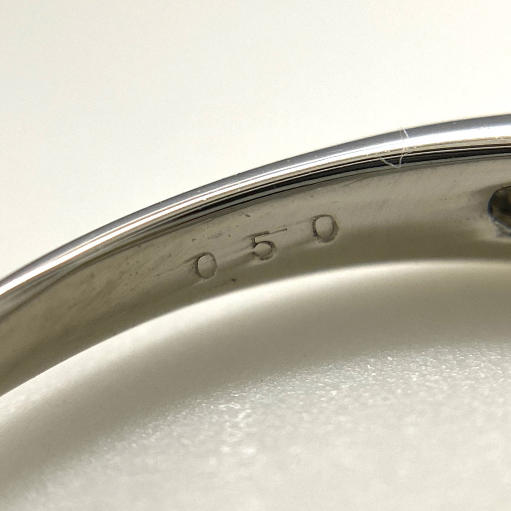 メレダイヤ デザインリング プラチナ 指輪 リング 11号 Pt950 ダイヤモンド レディース 【中古】nbjwl