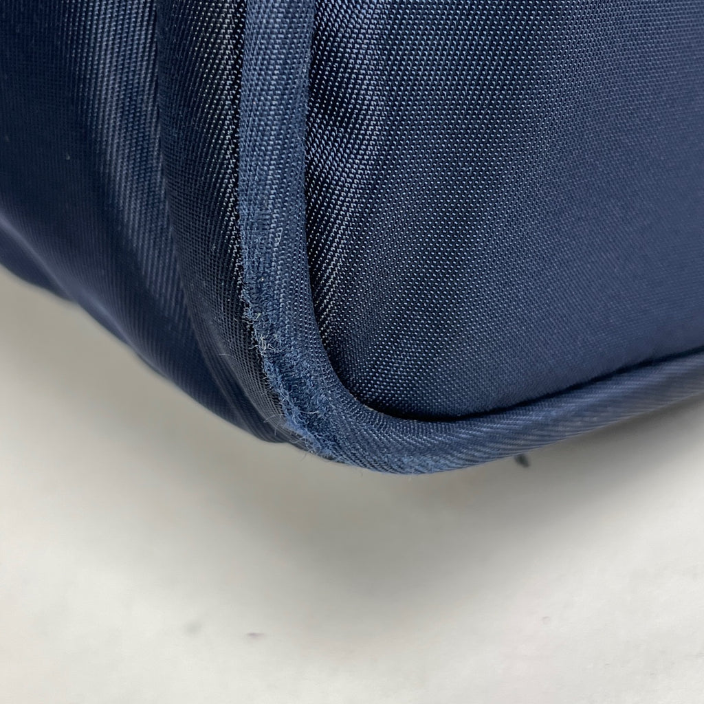 プラダ ロゴプレート ハンドバッグ トートバッグ ハンドバッグ ナイロン ネイビー BR0144 レディース 【中古】brbag