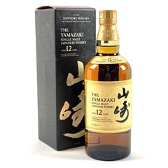 【東京都内限定お届け】 サントリー SUNTORY 山崎 12年 シングルモルト 700ml 国産ウイスキー 【古酒】
