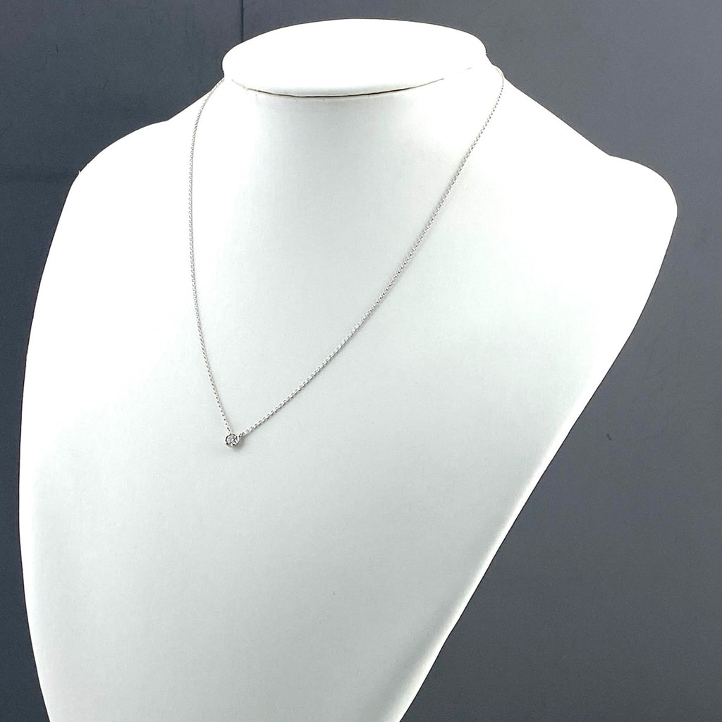 メレダイヤ デザインネックレス ペンダント ネックレス K18 750 ダイヤモンド レディース 【中古】nbjwl