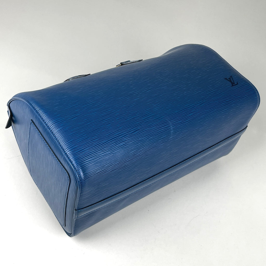 ルイ・ヴィトン スピーディ 35 ミニボストン ハンドバッグ エピ トレドブルー M42995 レディース 【中古】brbag
