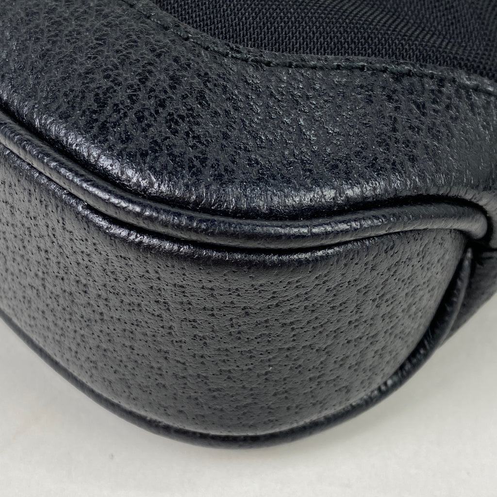 グッチ ジャッキーライン ハンドバッグ ワンショルダー ハンドバッグ ナイロン ブラック 0072038 レディース 【中古】brbag
