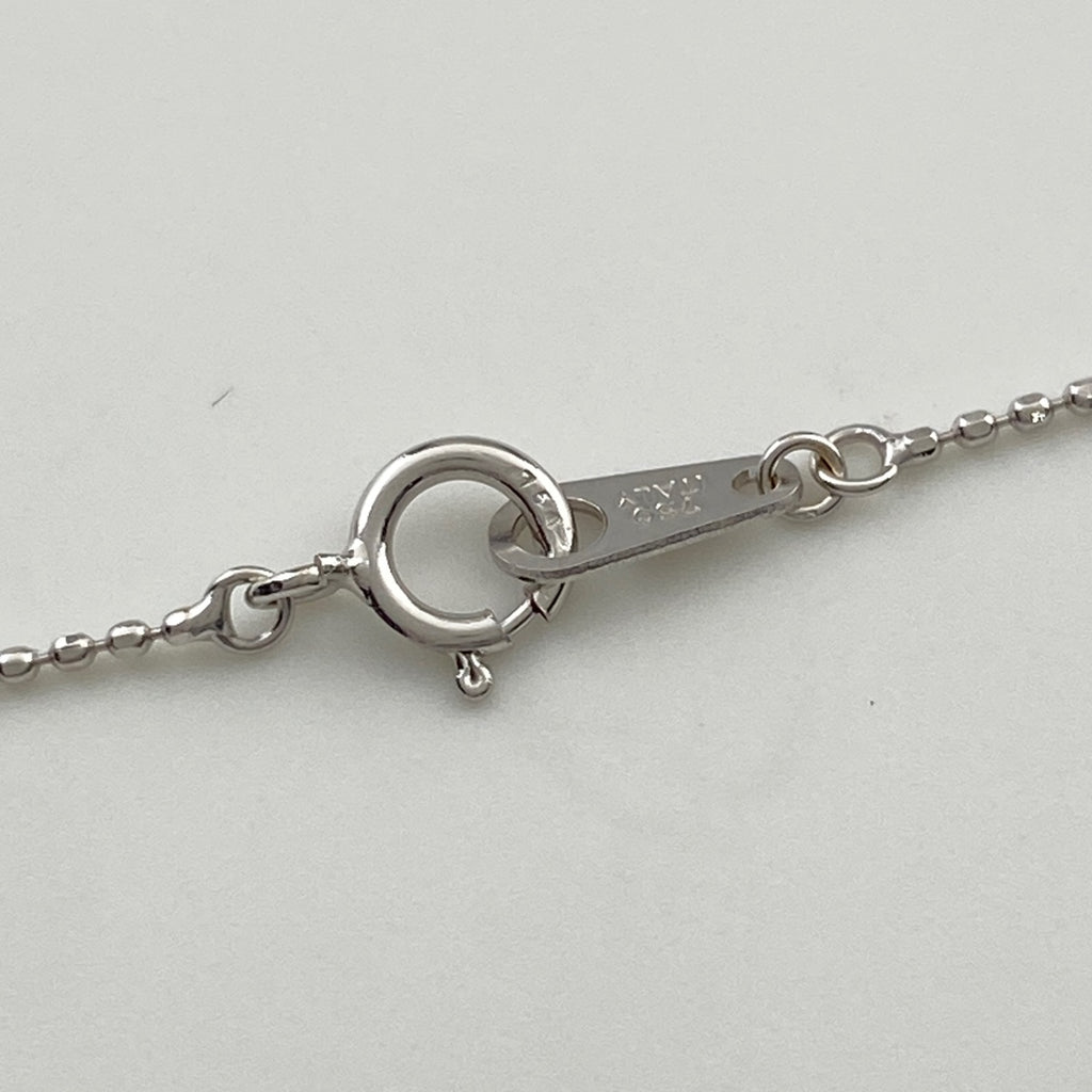 フラワーモチーフ デザインネックレス プラチナ ペンダント メレダイヤ 花 ネックレス Pt900 750 ダイヤモンド レディース 【中古】nbjwl