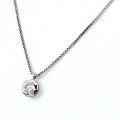 ダイヤモンド デザインネックレス プラチナ ペンダント ネックレス Pt900 Pt850 ダイヤモンド レディース 【中古】nbjwl