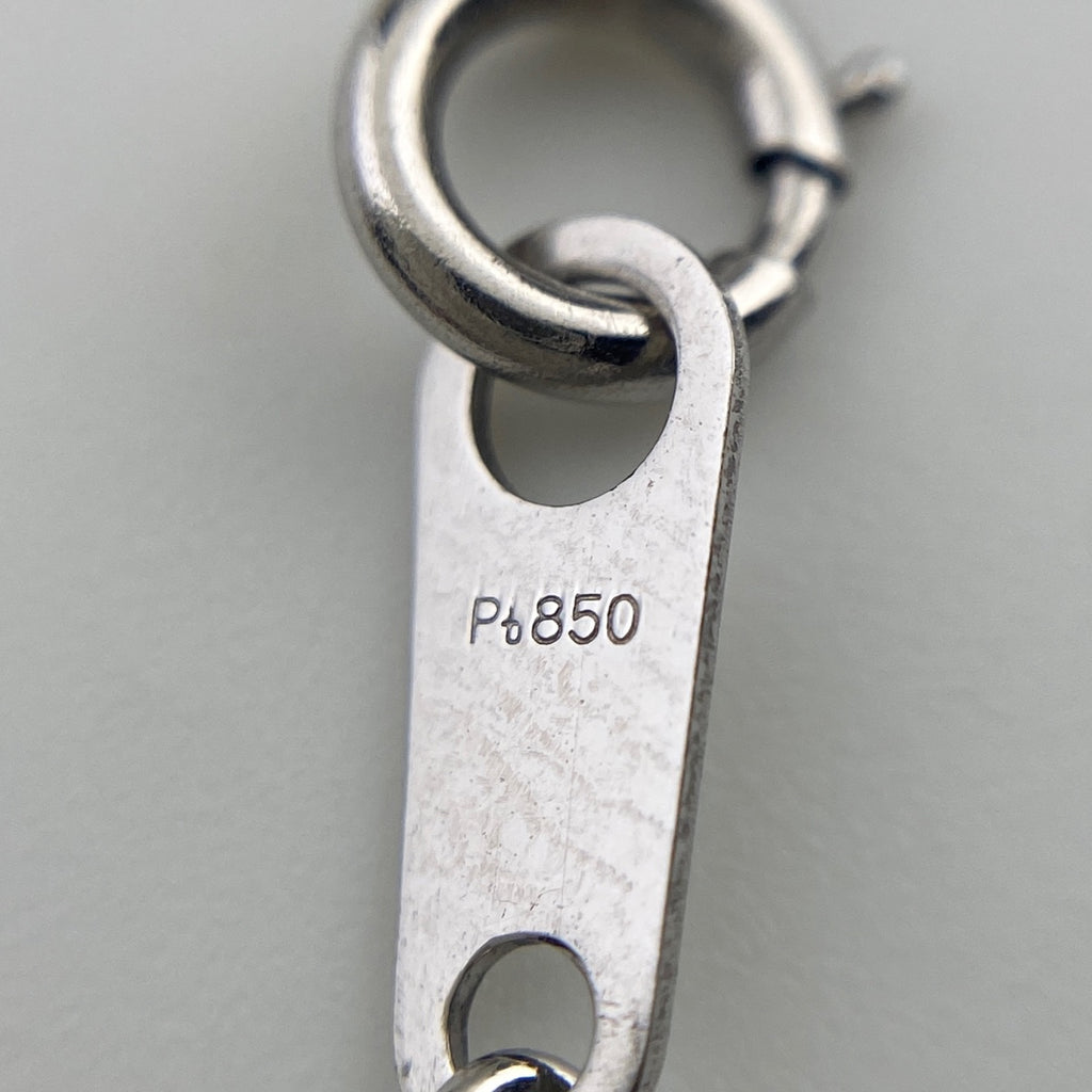 ダイヤモンド デザインネックレス プラチナ ペンダント ネックレス Pt900 Pt850 ダイヤモンド レディース 【中古】nbjwl