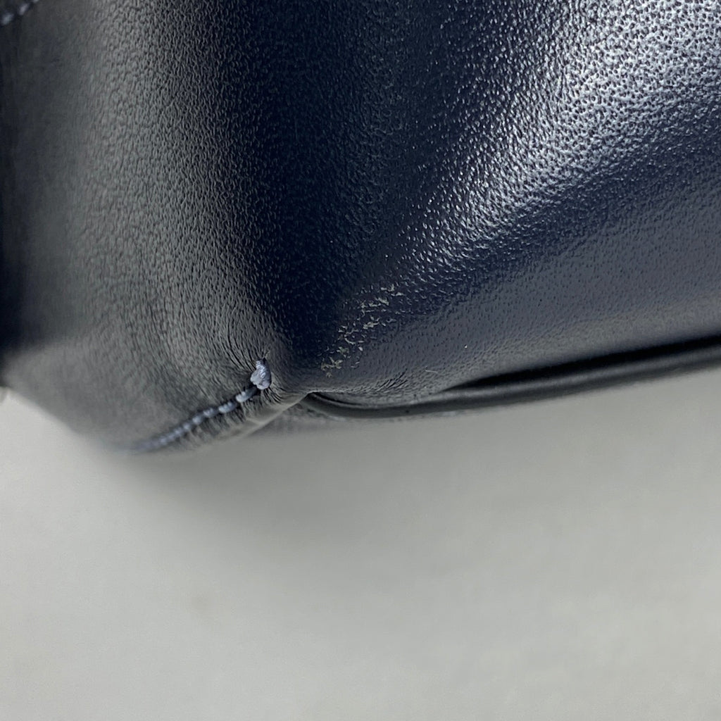 コーチ シグネチャー ハンドバッグ 2WAY ショルダーバッグ ハンドバッグ キャンバス ネイビー CA178 レディース 【中古】 brbag