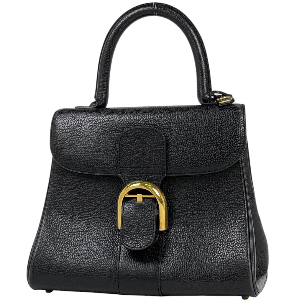 デルヴォー ブリヨン ハンドバッグ 手提げ ハンドバッグ レザー ブラック レディース 【中古】brbag
