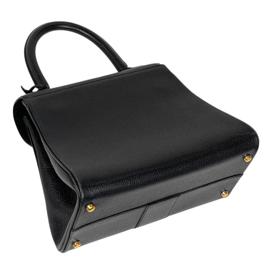デルヴォー ブリヨン ハンドバッグ 手提げ ハンドバッグ レザー ブラック レディース 【中古】brbag