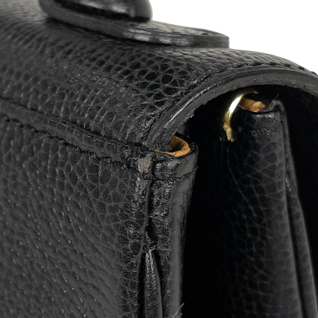 デルヴォー ブリヨン ハンドバッグ 手提げ ハンドバッグ レザー ブラック レディース 【中古】brbag
