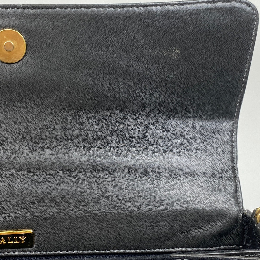 バリー ロゴ ショルダーバッグ キルティング ワンショルダー ショルダーバッグ レザー グレー レディース 【中古】brbag