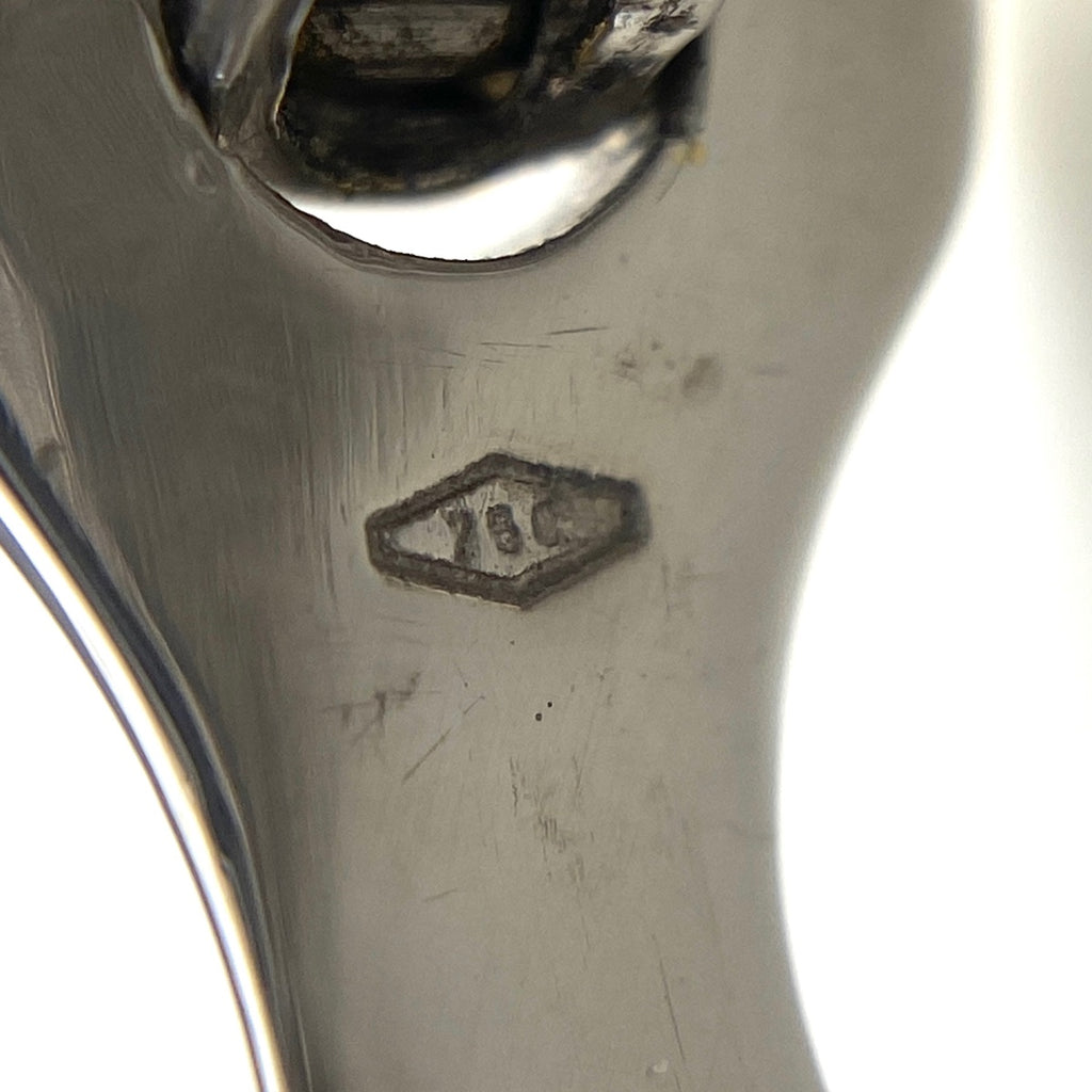 メレダイヤ デザインリング WG ホワイトゴールド 指輪 リング 14号 K18 WG ダイヤモンド レディース 【中古】nbjwl