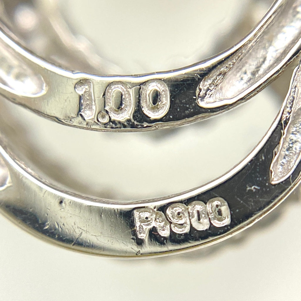 【在庫一掃】 メレダイヤ デザインペンダントトップ プラチナ ペンダントトップ Pt900 ダイヤモンド レディース 【中古】nbjwl