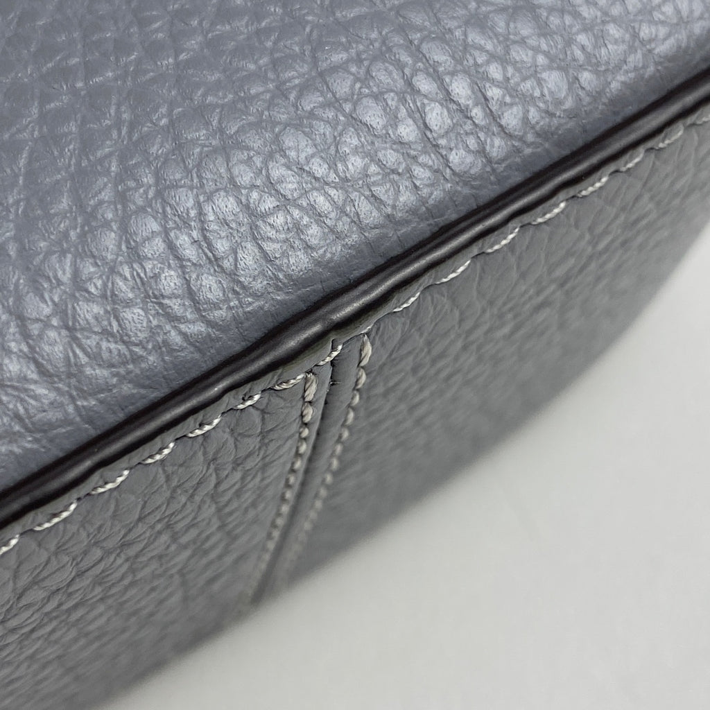 コーチ クリオ ショルダーバッグ 17 2WAY ロゴ ハンドバッグ ショルダーバッグ レザー グレー C5687 レディース 【中古】brbag