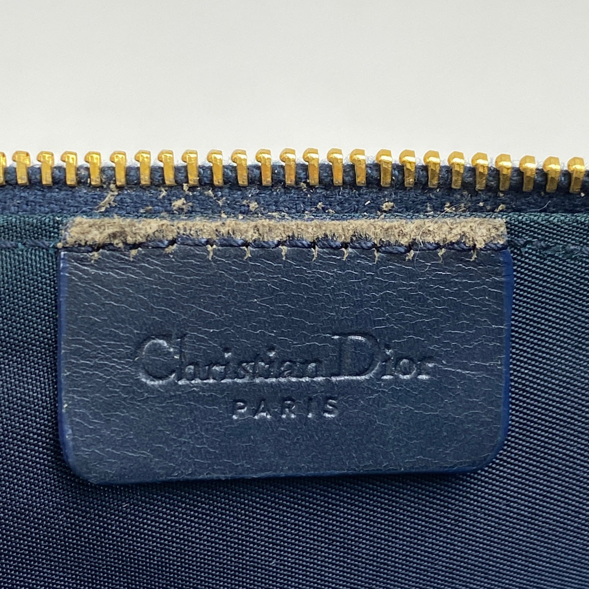 Christian Diorクリスチャンディオールトロッターサドルバッグネイビー Dior ディオール サドルバッグ bag トロッター ネイビー - メルカリ