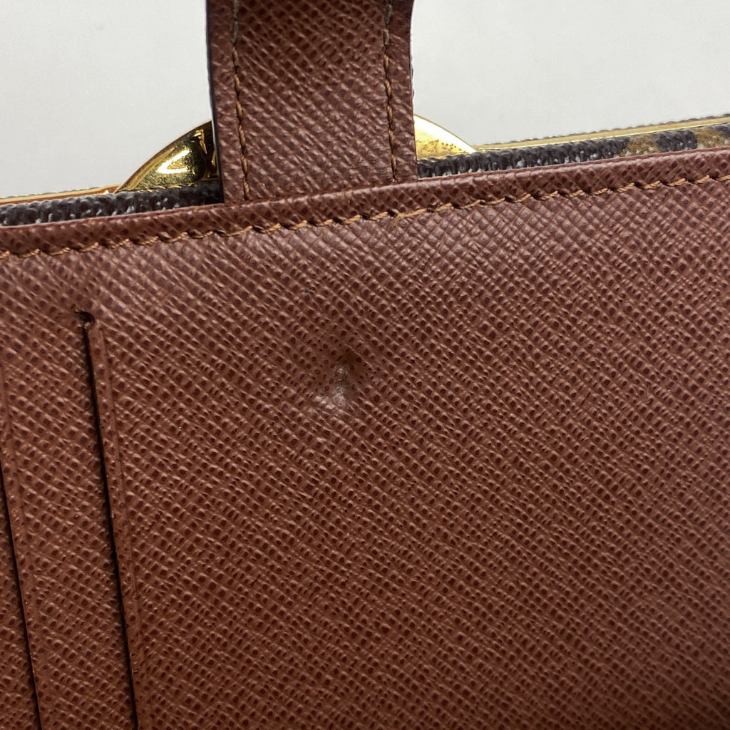 ルイ・ヴィトン ポルト モネ ビエ ヴィエノワ 札入れ 小銭入れ がま口 二つ折り財布 モノグラム ブラウン M61663 レディース 【中古】 
 ラッピング可