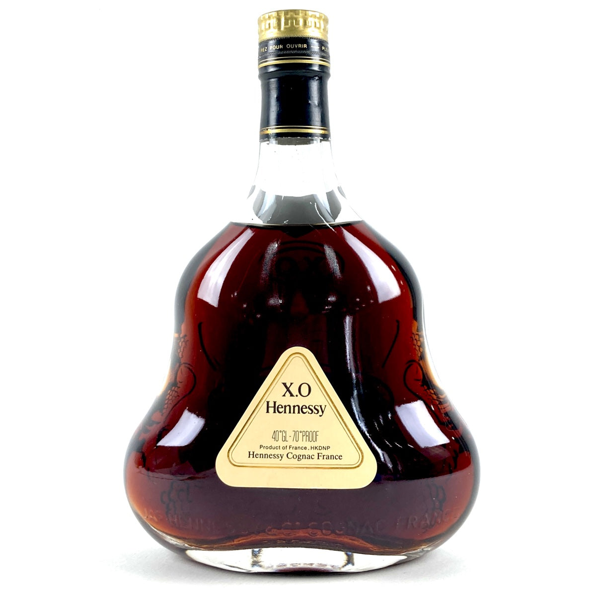 バイセル公式】ヘネシー Hennessy XO 金キャップ クリアボトル