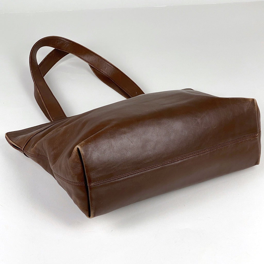 シャネル ココマーク トートバッグ ショルダーバッグ レザー ブラウン レディース 【中古】 brbag