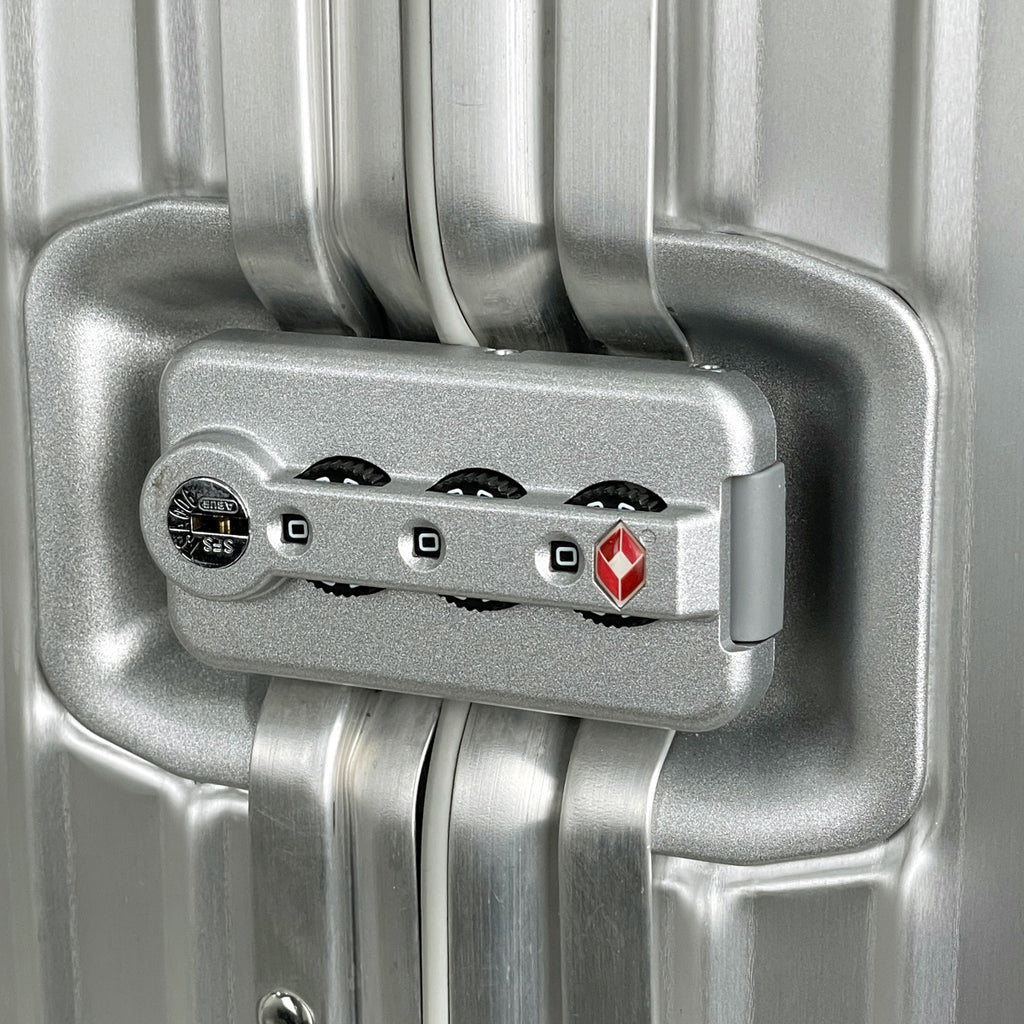 リモワ トパーズ 32 電子タグ 4輪 98L スーツケース TSAロック TOPAS ELECTRONIC TAG キャリーバッグ アルミ シルバー 92377005 レディース 【中古】brbag
