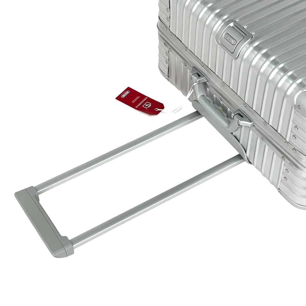リモワ トパーズ 32 電子タグ 4輪 98L スーツケース TSAロック TOPAS ELECTRONIC TAG キャリーバッグ アルミ シルバー 92377005 レディース 【中古】brbag