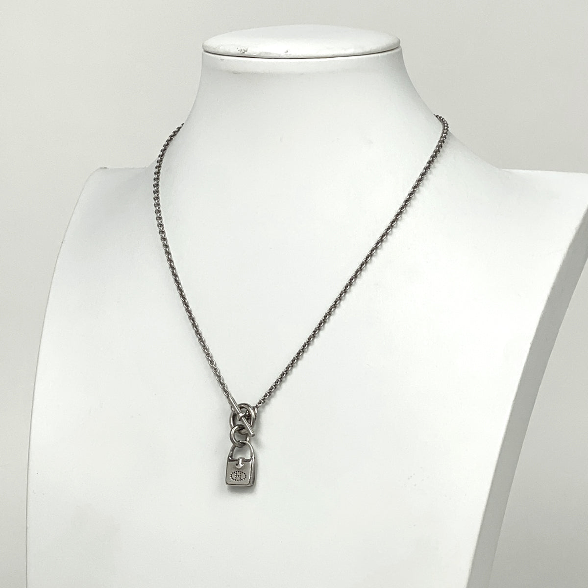 エルメス　エブリン　Hロゴ アミュレット　ネックレス　925 バイセル公式】【在庫一掃】 エルメス エブリンモチーフ ネックレス