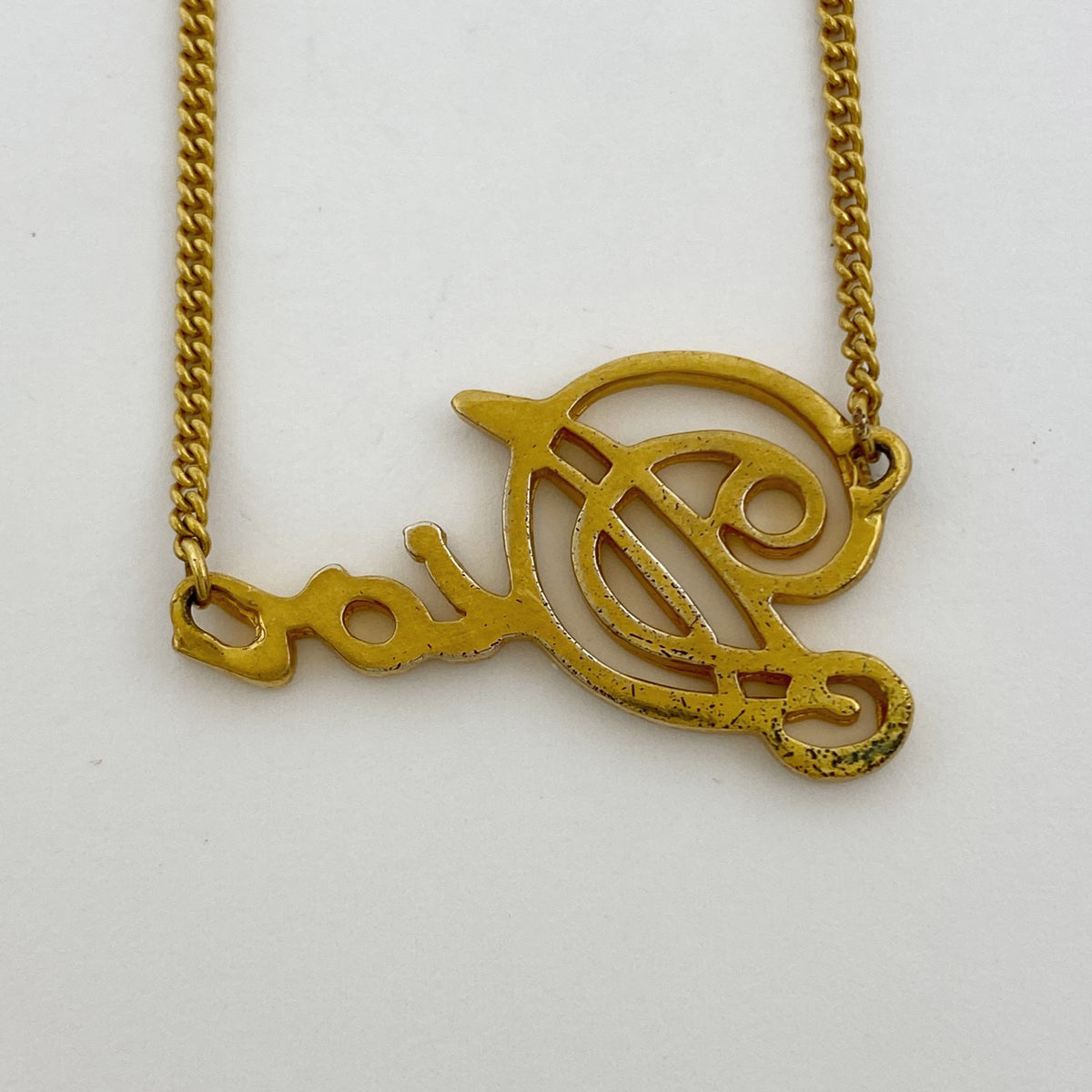 バイセル公式】クリスチャンディオール ロゴ ネックレス CD ネックレス  