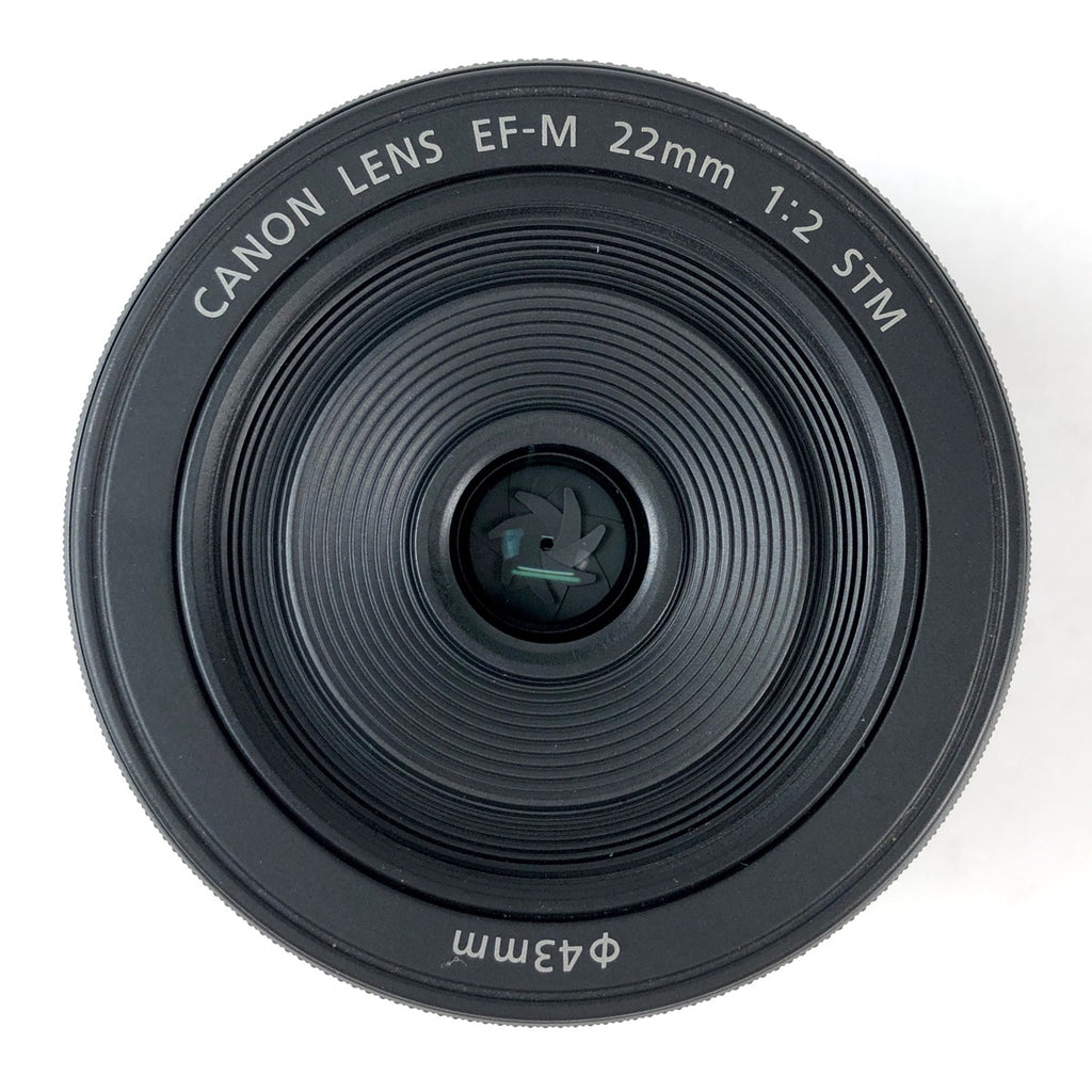 【在庫一掃】 キヤノン Canon EF-M 22mm F2 STM ブラック 一眼カメラ用レンズ（オートフォーカス） 【中古】