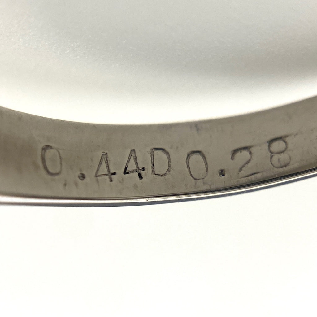 ルビー デザインリング プラチナ 指輪 メレダイヤ リング 9号 Pt900 ルビー ダイヤモンド レディース 【中古】nbjwl