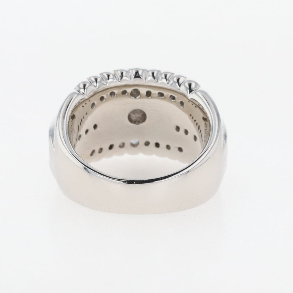 メレダイヤ デザインリング プラチナ 指輪 リング 6.5号 Pt900 ダイヤモンド レディース 【中古】nbjwl