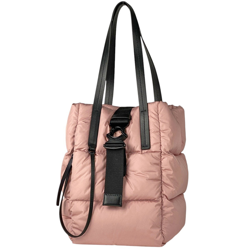 モンクレール ザンダー トート スモール XANDER TOTE SMALL ダウン トートバッグ ナイロン ピンク H209B5D00002 レディース 【中古】