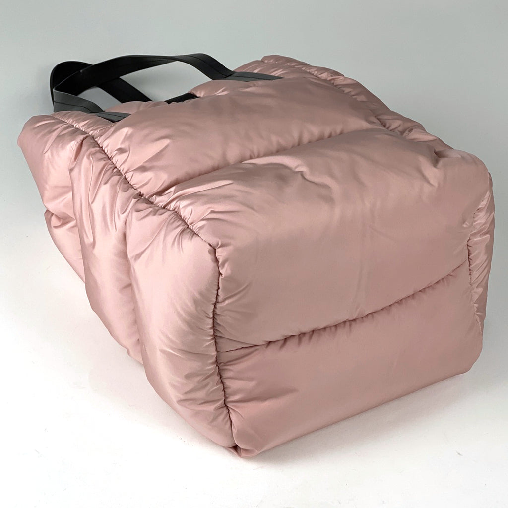 モンクレール ザンダー トート スモール XANDER TOTE SMALL ダウン トートバッグ ナイロン ピンク H209B5D00002 レディース 【中古】