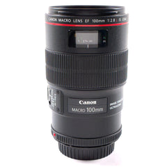 キヤノン Canon EF 100mm F2.8L MACRO IS USM 一眼カメラ用レンズ（オートフォーカス） 【中古】cambb