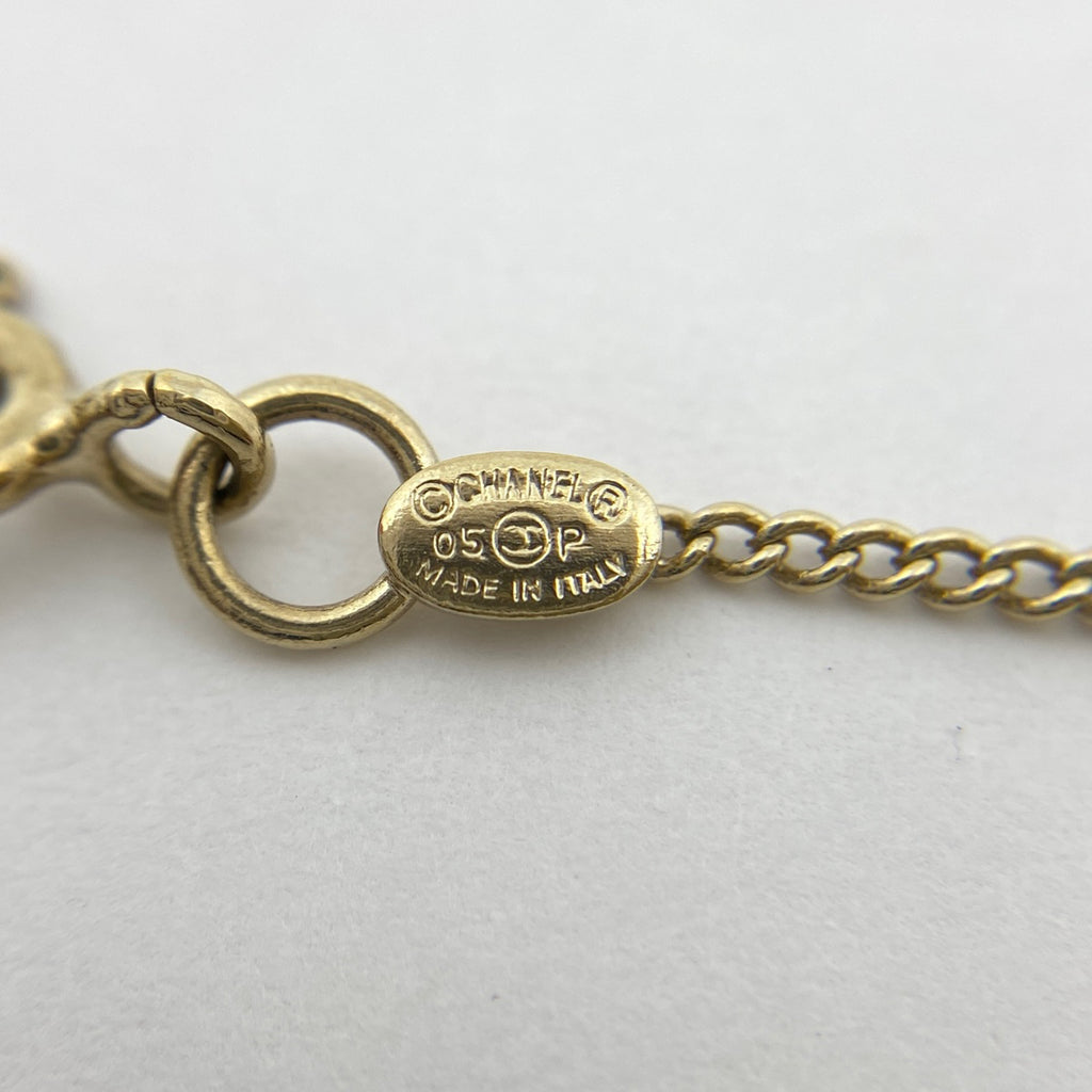 シャネル ココマーク ハートモチーフ ネックレス GP ゴールド ピンク レディース 【中古】 
 ラッピング可