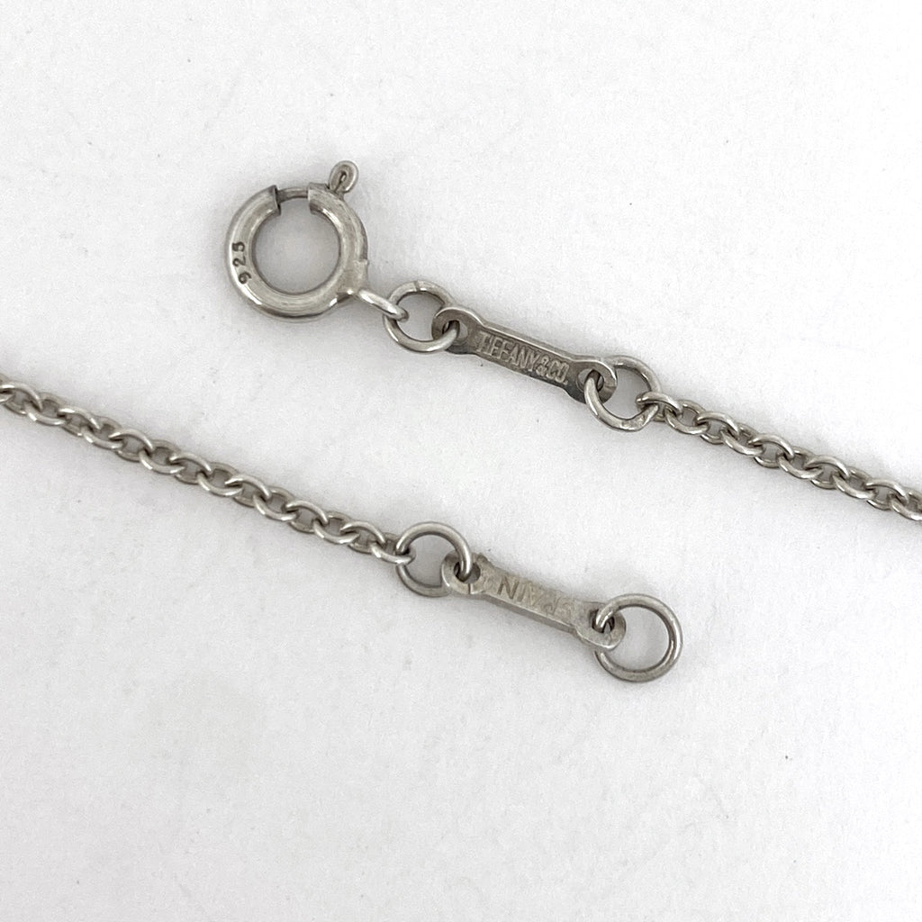 ティファニー デザイン ネックレス ペンダント ロング ネックレス シルバー925 シルバー レディース 【中古】bracc
