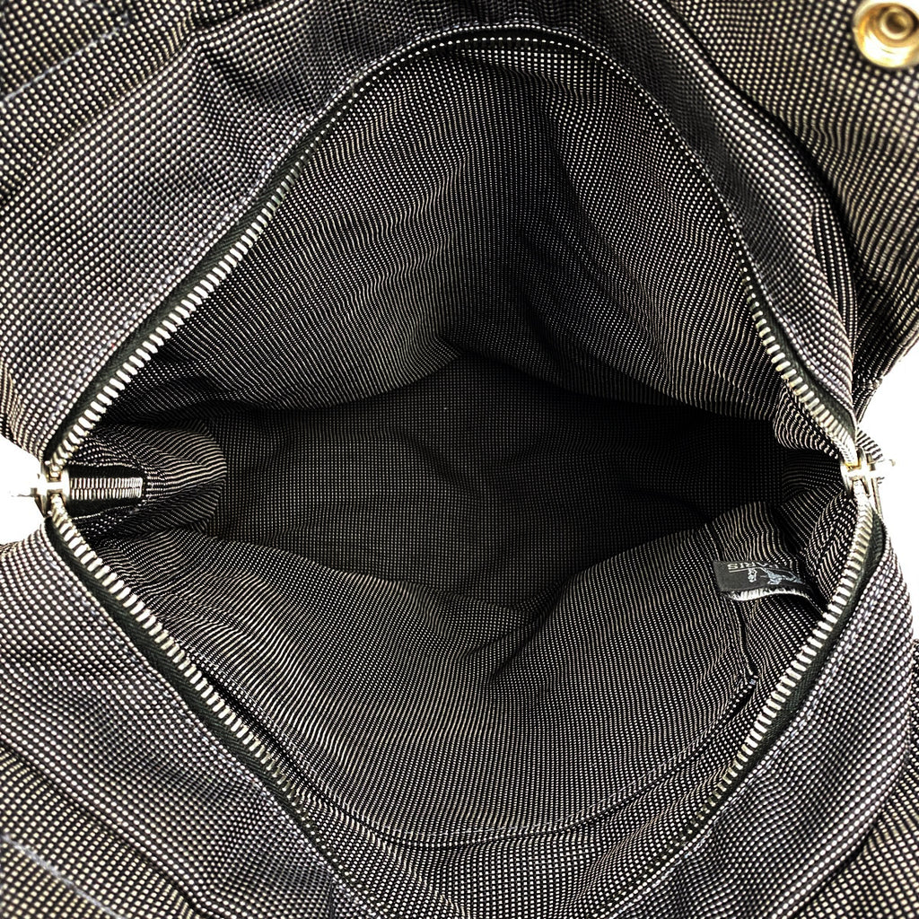 エルメス エールライン アド MM バックパック デイパック Hロゴ リュック ナイロンキャンバス グレー レディース 【中古】brbag