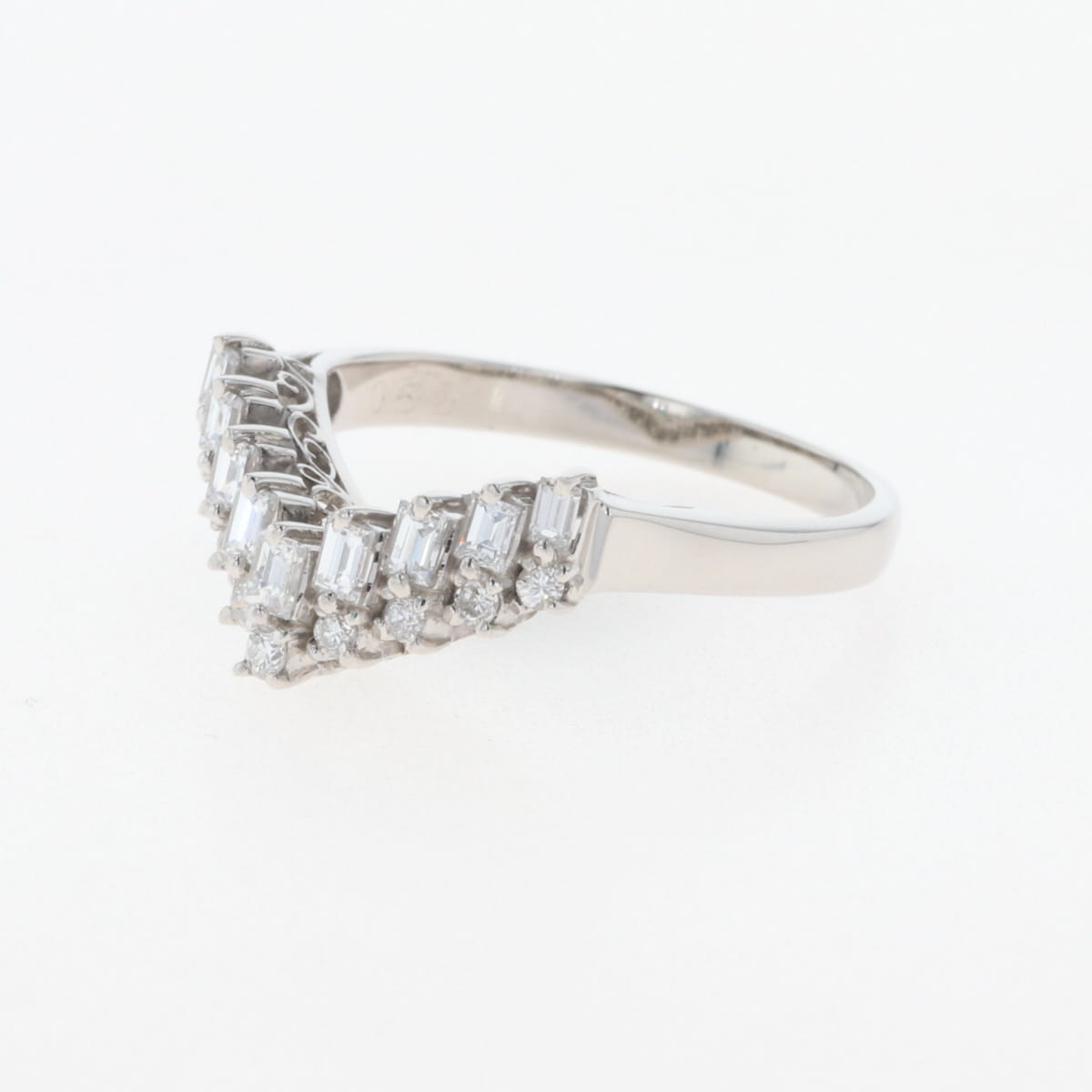 デザインリング ブラウンダイヤモンド 1.16ct Pt900 13号 新品仕上げ