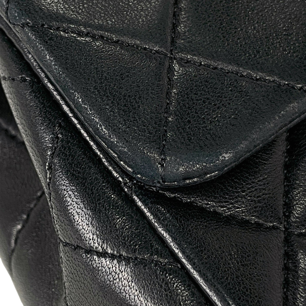 シャネル マトラッセ シングルフラップ チェーン ショルダーバッグ ショルダーバッグ レザー ブラック レディース 【中古】 brbag