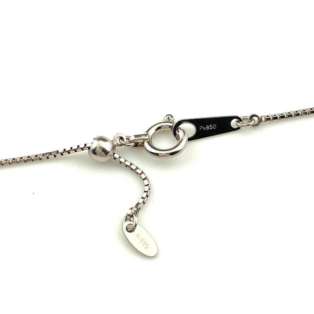 ダイヤモンド デザインネックレス プラチナ ペンダント 2WAY ネックレス Pt900 Pt850 ダイヤモンド レディース 【中古】nbjwl