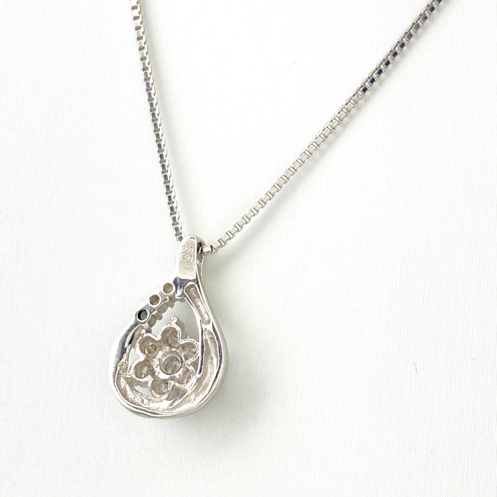 メレダイヤ デザインネックレス プラチナ ペンダント ネックレス Pt900 Pt850 ダイヤモンド レディース 【中古】nbjwl